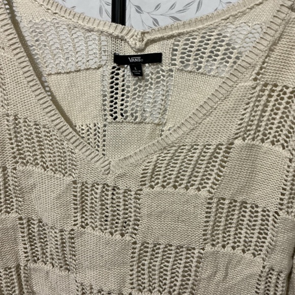 Vans Cream Knit Blouse - Picture 2 of 3